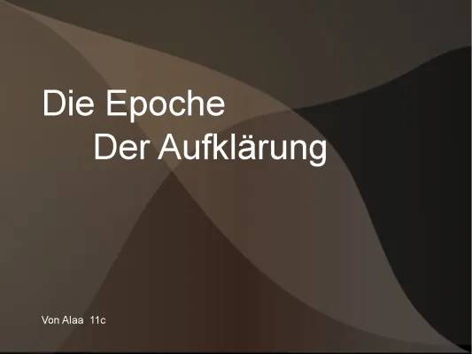 Aufklärung Epoche einfach erklärt für Kinder - Merkmale, Geschichte und Literatur