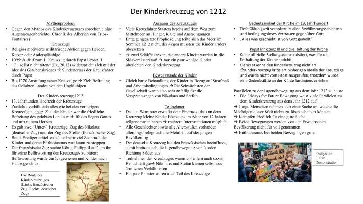 Kinderkreuzzug 1212 und die Kirche im Mittelalter einfach erklärt