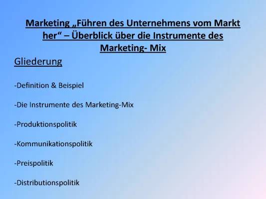 Marketing-Mix Instrumente & Beispiele: Alles leicht erklärt für Dich!