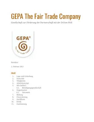 Entdecke die Welt der GEPA-Produkte und Fairtrade