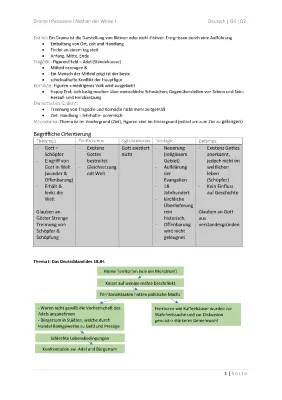 Nathan der Weise: Klausur mit Lösung, Szenenanalyse und mehr