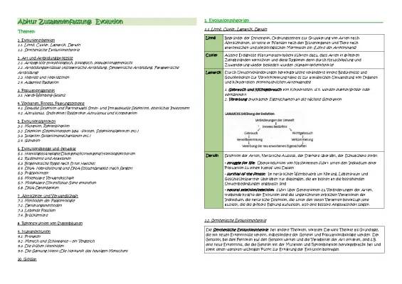 Abi Evolution: coole Themen und Aufgaben für Biologie!