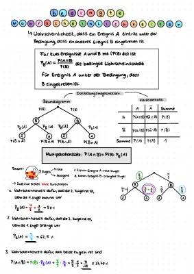 Spielerisch Bedingte Wahrscheinlichkeit Lernen: Formeln, Baumdiagramme und Beispiele