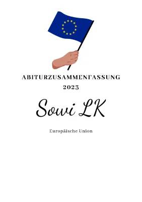 Sowi LK Abi NRW 2023: EU Regulationsmechanismen & Institutionen