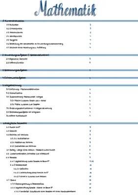 Mathe Abi 2024 Zusammenfassung PDF - Aufgaben, Lösungen, Themen Übersicht