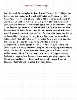 Terror: Lars Koch, Staatsanwältin & Co - Einfache Charakterisierungen