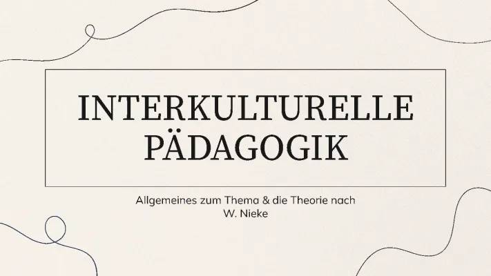 Interkulturelle Pädagogik Beispiele und Ansätze für den Kindergarten - Niekes 10 Ziele