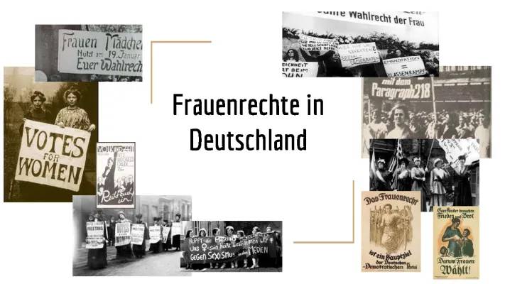 Frauenrechte in Deutschland: Ein Zeitstrahl von 1900 bis heute