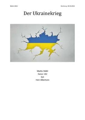 Konfliktanalyse Ukraine-Krieg: Ursachen, Prognose und aktuelle Infos