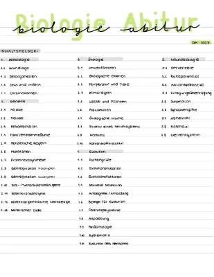 Biologie Abitur NRW Teil 2 - Neuronen, Netzhaut und Paläontologie einfach erklärt