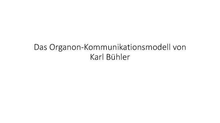 Das Organon-Modell von Karl Bühler: Einfache Erklärung & Beispiele