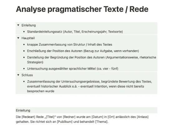 Analyse pragmatischer Texte: Beispiele und Übungen