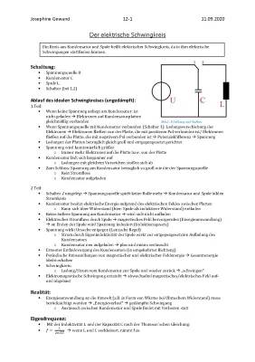 Elektrischer Schwingkreis: Aufbau, Formeln und Beispiele