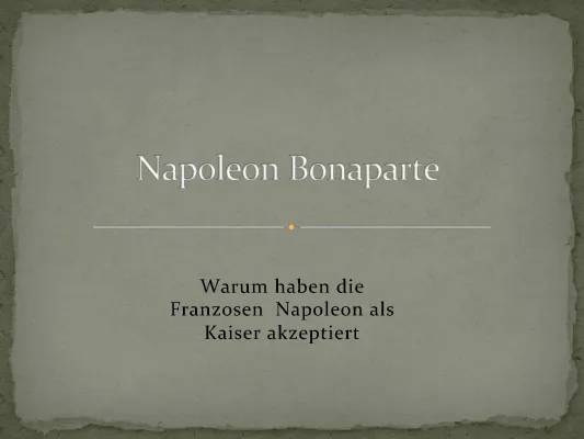 Napoleon Bonaparte: Das Leben, die Familie und die Kinder des berühmten Kaisers