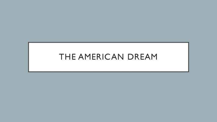 Exploring the American Dream: Myths, Realities, and Fun Facts!