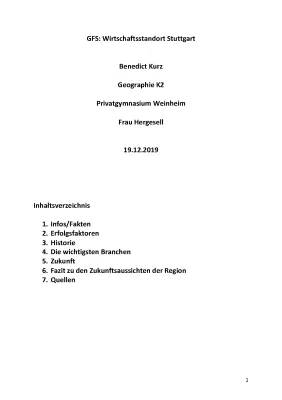 Entdecke die Region Stuttgart: Wirtschaft, Jobs und interessante Fakten