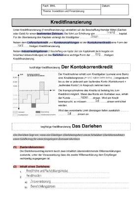 Kreditfinanzierung einfach erklärt: Langfristige Kredite und Kontokorrentkredite