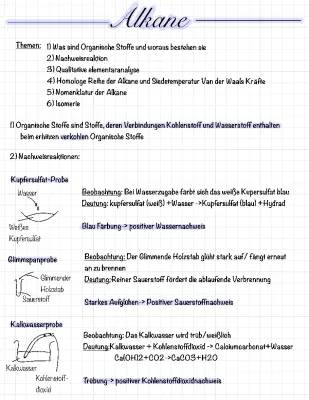 Entdecke die Welt der Nachweisreaktionen und Alkane: Einfache Erklärungen für Kinder