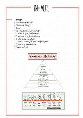 Eriksons Stufenmodell der psychosozialen Entwicklung - Einfach erklärt