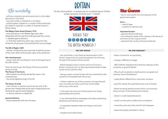 Britain's Political System - Simple Guide with Charts