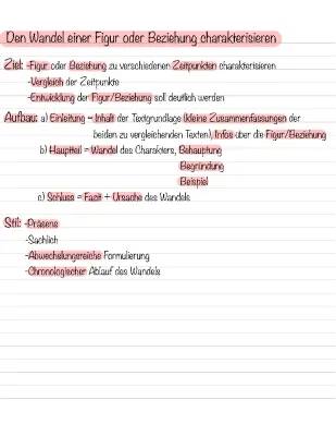 Charakterisierung & Figurenkonstellation - Vorlagen, Beispiele & Tipps