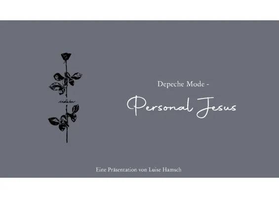 Personal Jesus: Alle Texte und Übersetzungen für Dich