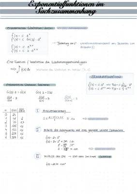 Lerne die Exponentialfunktion: Aufgaben, Formeln und Beispiele