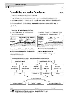 Desertifikation in der Sahelzone: Ursachen, Folgen und Maßnahmen