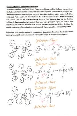 Brönsted Säure-Base-Theorie und Säure-Base-Theorien einfach erklärt