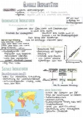 Entdecke Globale und Räumliche Disparitäten im Erdkunde-Unterricht