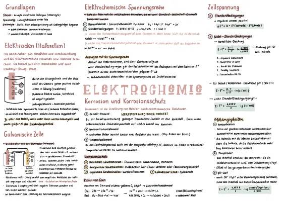 Elektrochemie einfach erklärt: Grundlagen, Beispiele und Aufgaben für das Abitur