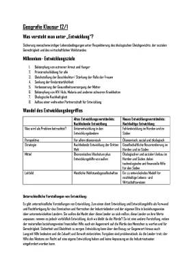 Entwicklungstheorien und Geographie einfach erklärt für Kinder