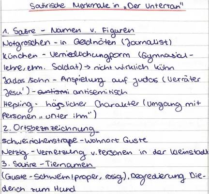 Der Untertan: Zusammenfassung, wichtige Textstellen und Figurenkonstellation