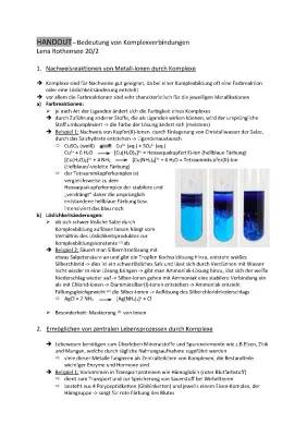 Spaß mit Chemie: Komplexverbindungen und ihre Beispiele einfach erklärt!