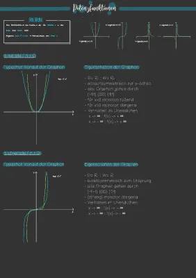 Potenzfunktionen, Extremalprobleme, Änderungsrate uvm.