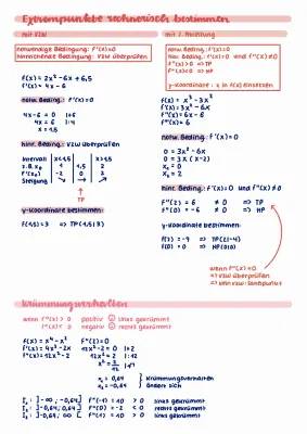 Extremstellen Berechnen Einfach Erklärt: Aufgaben & Beispiele