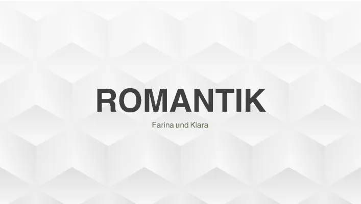 Romantik Epoche: Merkmale, Motive und historische Hintergründe