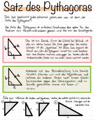 Satz des Pythagoras: Einfach erklärt mit Aufgaben und Lösungen