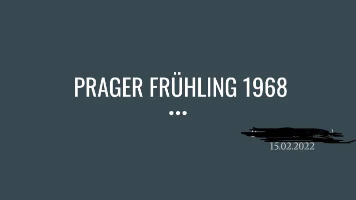 Der Prager Frühling 1968: Was passierte in der Tschechoslowakei mit Alexander Dubček?