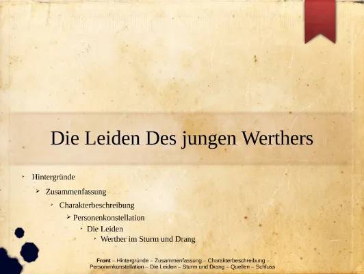 Die Leiden des Jungen Werther