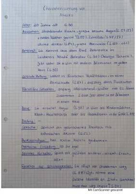 Der Trafikant Beziehung zwischen Franz und Anezka - Charakterisierung und Figurenkonstellation