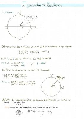 Trigonometrische Funktionen