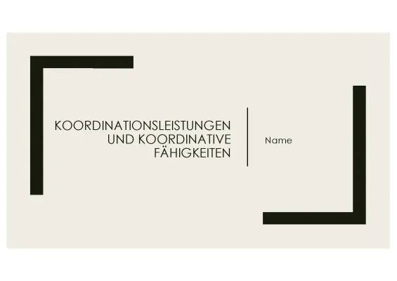 Interpersonale und Intrapersonale Koordination: Beispiele und Übungen für Sport und Motorische Fähigkeiten