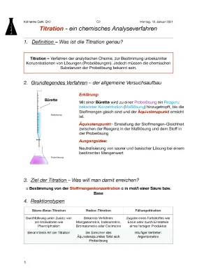 Titration einfach erklärt: Definition, Formel und Beispiele