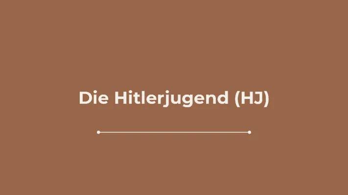 Was war die Hitlerjugend? Eine einfache Zusammenfassung von HJ, BDM und mehr!