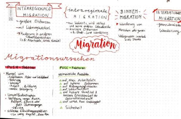 Push- und Pull-Faktoren: Warum Menschen wandern - Einfach erklärt mit Beispielen