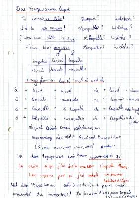 Lequel, Laquelle, Lesquels, Lesquelles : Découvre les Relativpronomen en Français!