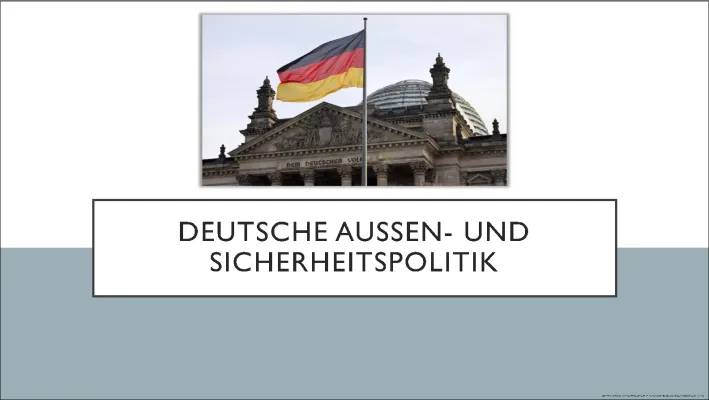 German Foreign and Security Policy: Easy Guide