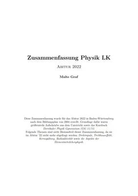 Physik Abi: Coole Tipps für dein Abitur in BW 2024 und 2025