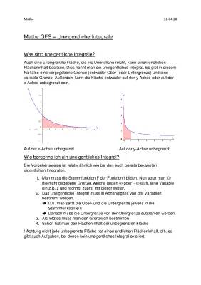 Uneigentliche Integrale einfach erklärt - Rechner, Beispiele, Übungen und Aufgaben